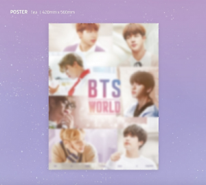 BTS - BTS WORLD OST OFFICIAL POSTER