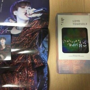 BTS Love Yourself In Seoul DVD SUGA  Photo card + Poster Set Limited Rare